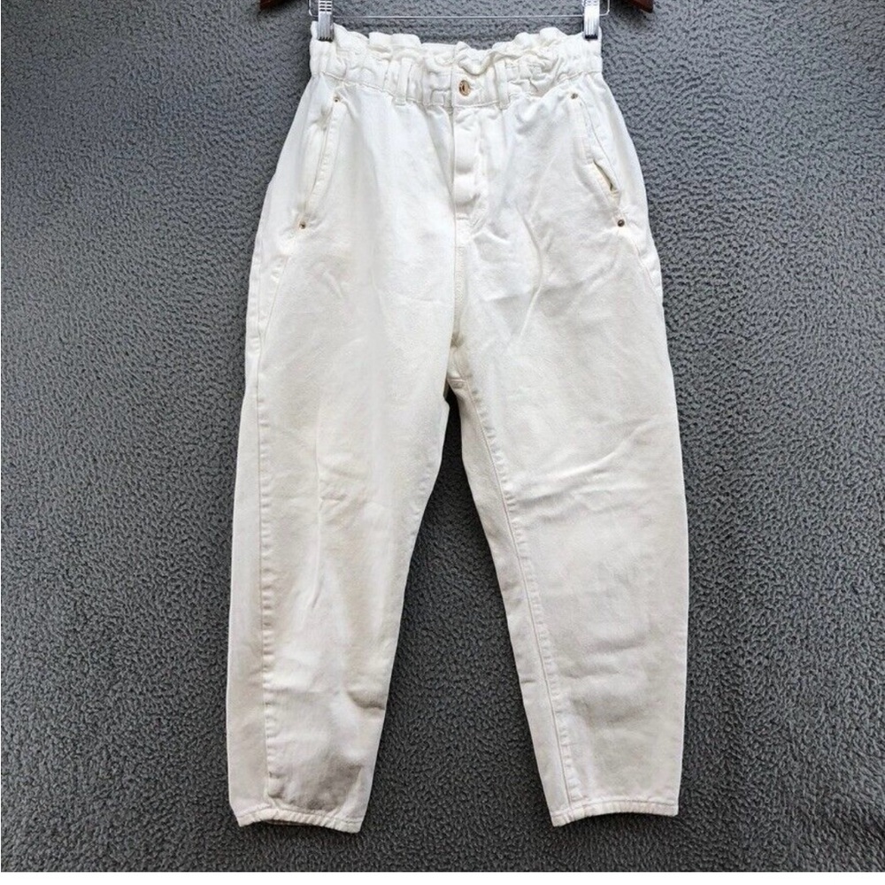 Zara Elegant White Trousers